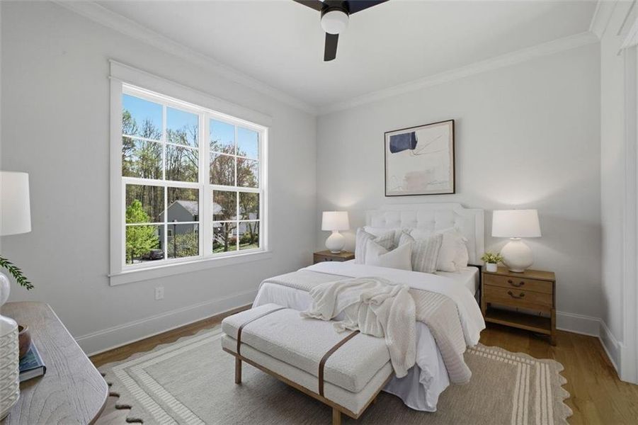 Furnished interior view inside a new home in , Marietta (Image 16).