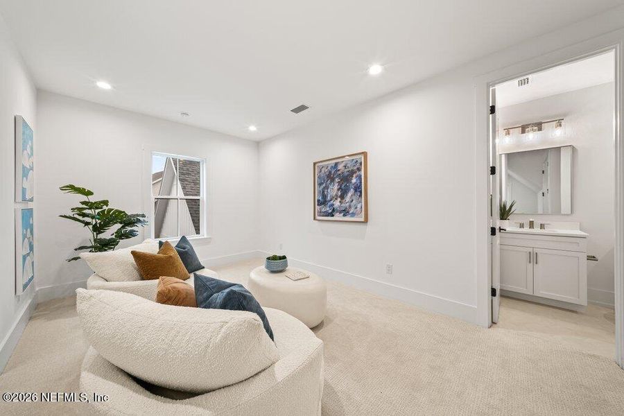 Furnished interior view inside a new home in , Jacksonville (Image 65).