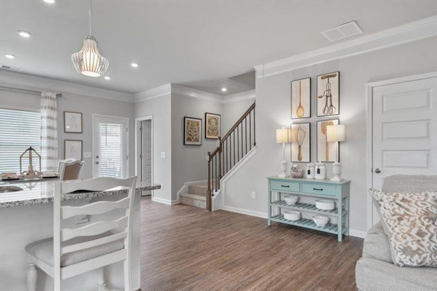 Furnished interior view inside a new home in Franklin Manor, Lawrenceville (Image 15).
