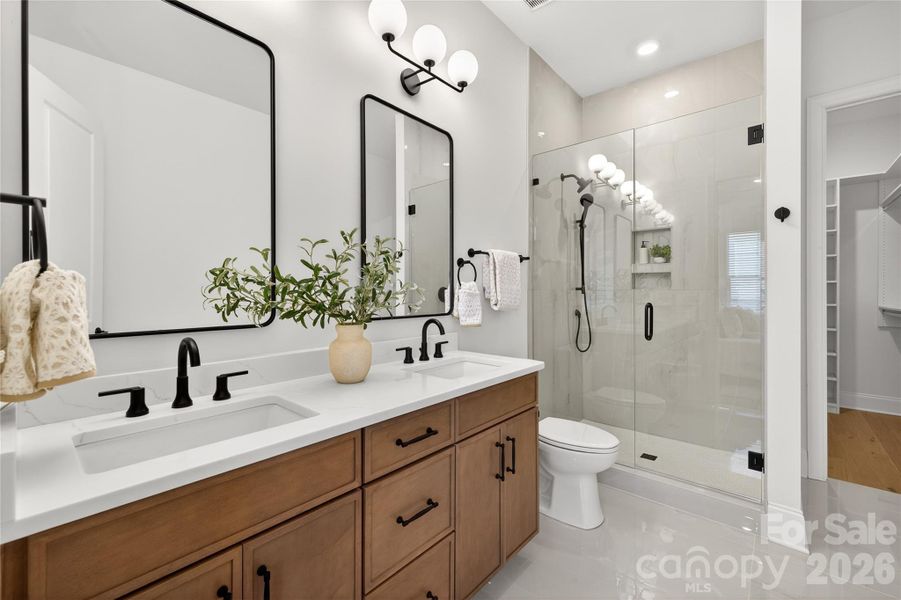 Furnished interior view inside a new home in , Charlotte (Image 30).