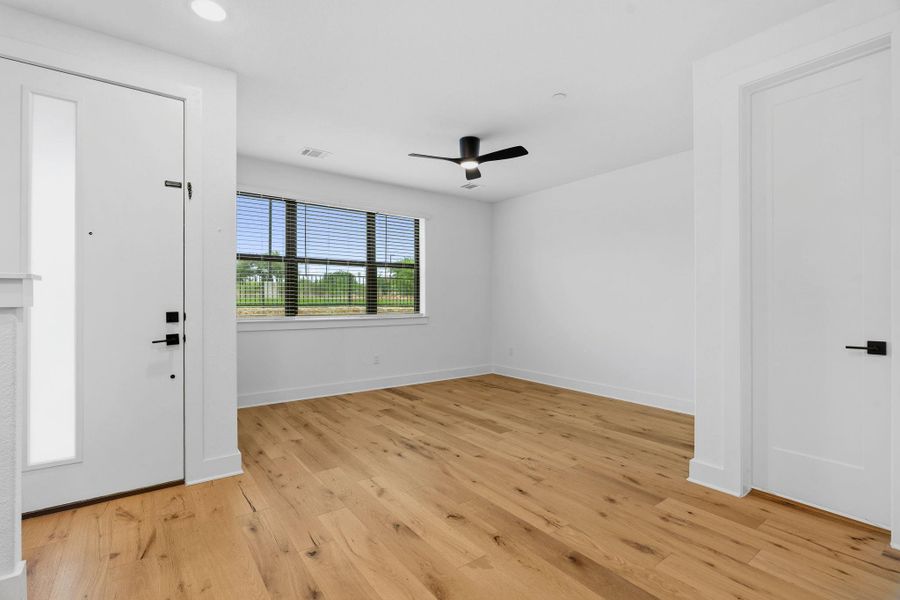 Spacious, unfurnished interior of a new home in Hudson at Belterra Village, Austin (Image 22).