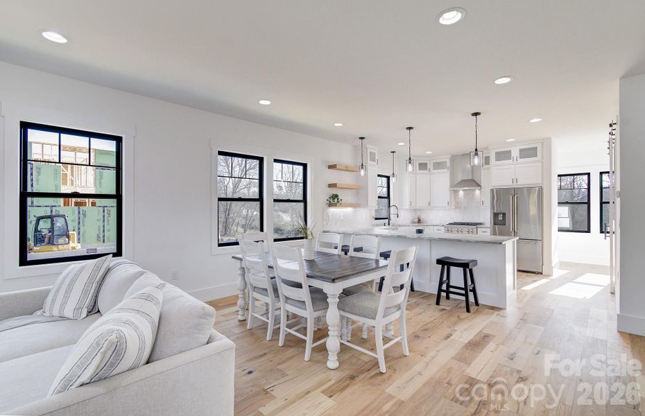 Furnished interior view inside a new home in , Hendersonville (Image 29).