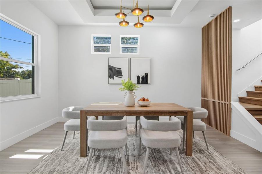 Furnished interior view inside a new home in , Orlando (Image 18).