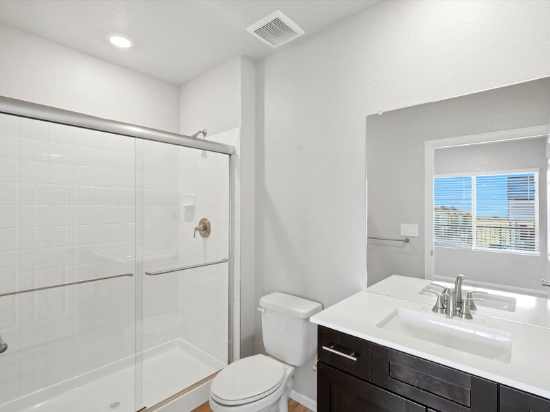Furnished interior view inside a new home in Three Hills, Morrison (Image 7).