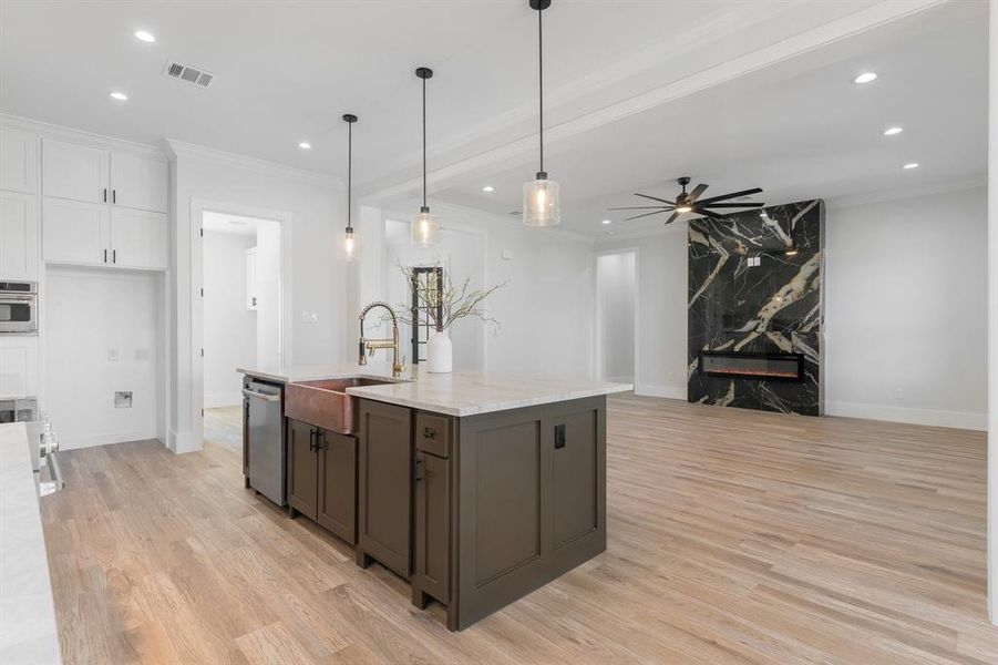 Furnished interior view inside a new home in , Royse City (Image 7).