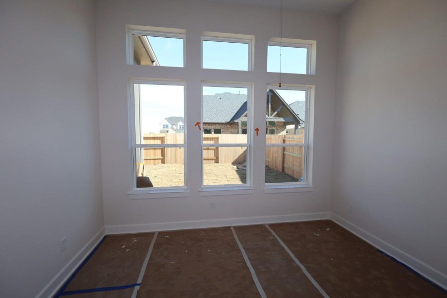 In-progress construction of a new home in Grange 45' Homesites, Katy, TX (Image 32).
