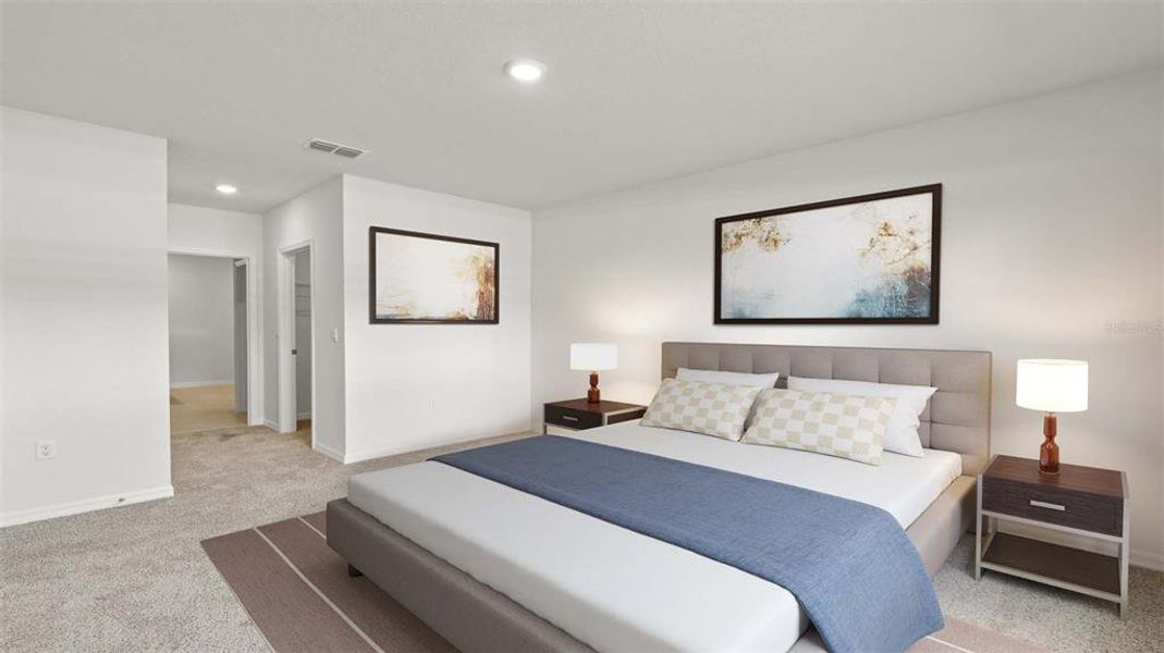 Furnished interior view inside a new home in Oak Leaf Preserve, New Smyrna Beach (Image 7).