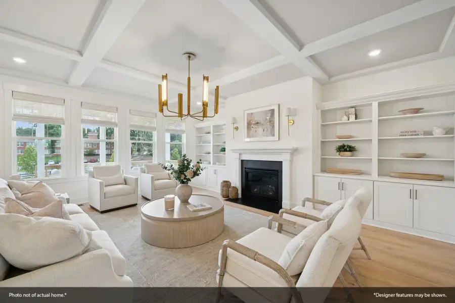 Furnished interior view inside a new home in Gates at Windermere, Blythewood (Image 9).