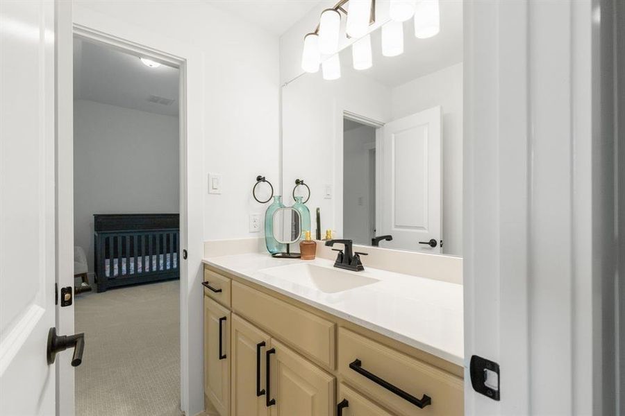 Furnished interior view inside a new home in Grayhawk Addition, Forney (Image 18).