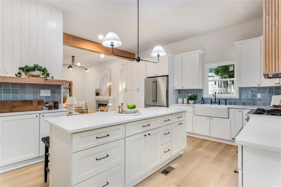 Furnished interior view inside a new home in , Atlanta (Image 10). Furnished interior view inside a new home in , Atlanta (Image 10).