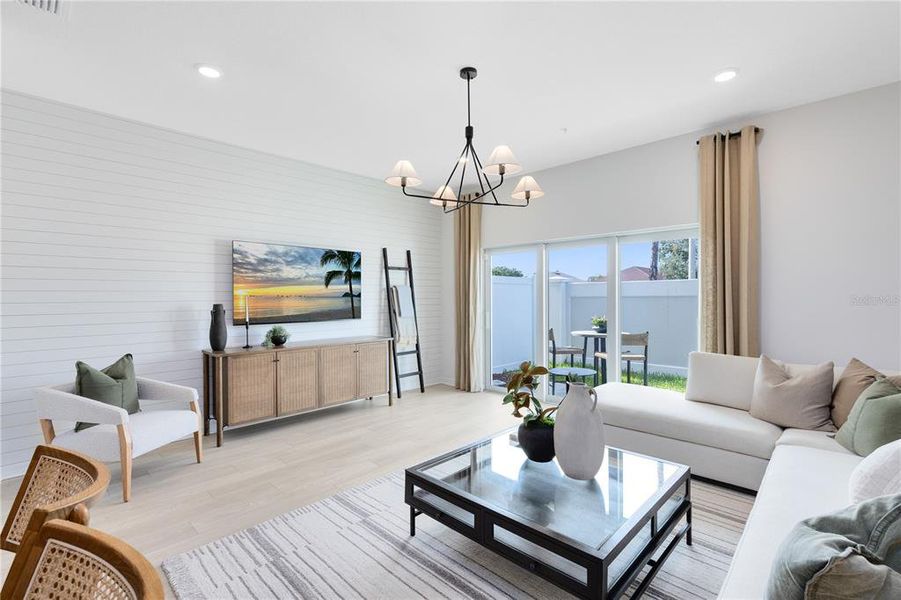 Furnished interior view inside a new home in Harbor Square, Palm Bay (Image 13).