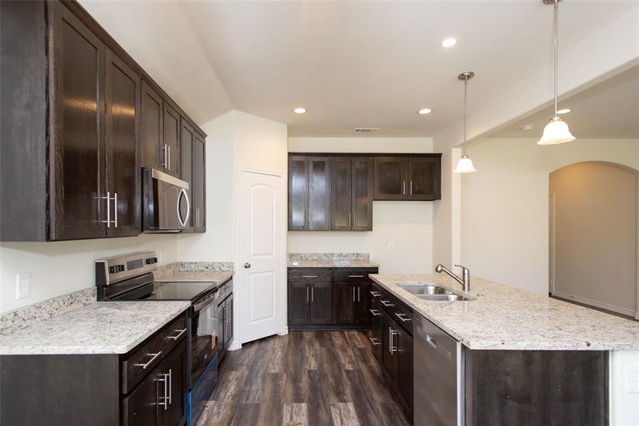 Furnished interior view inside a new home in , Gun Barrel City (Image 11).
