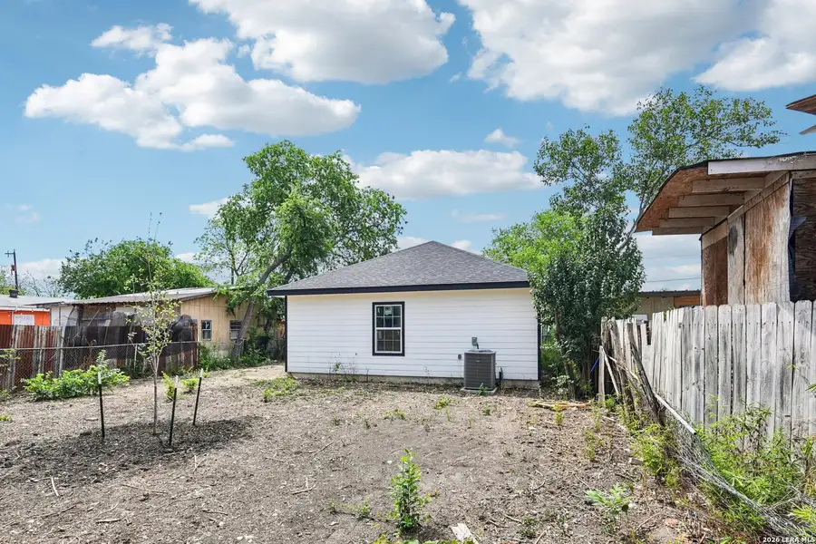 Exterior details and patio area of a home in , San Antonio (Image 3). Exterior details and patio area of a home in , San Antonio (Image 3).