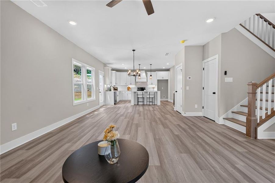 Furnished interior view inside a new home in , Cumming (Image 20).