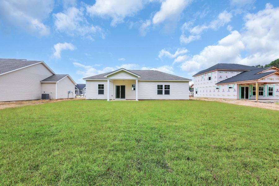 Representative exterior photo of a completed home built from the Charlotte II by Great Southern Homes in Briarfield, Conway, SC (Image 20).