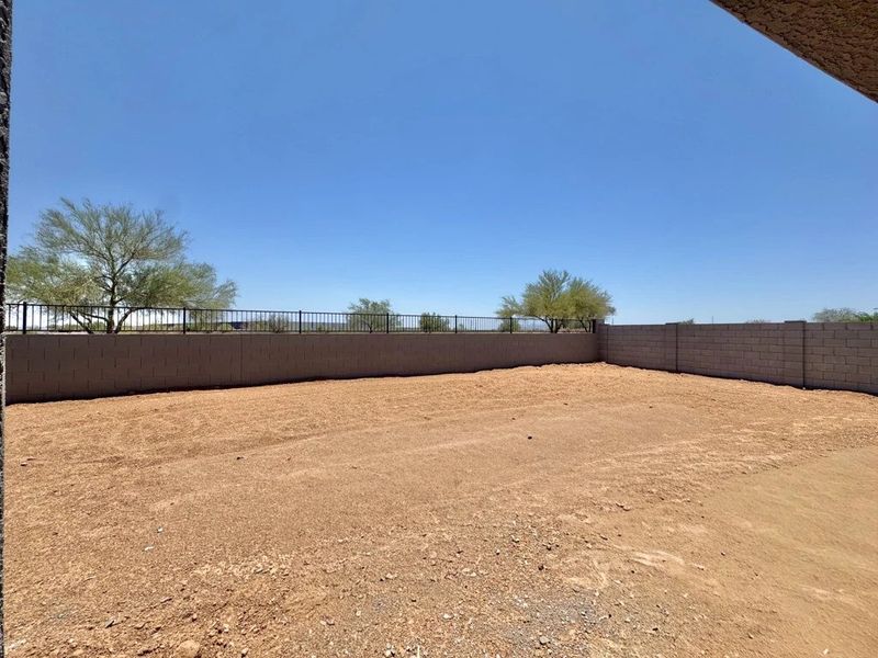 Large backyard Large backyard
