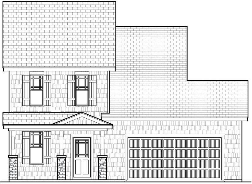 Representative rendering of the exterior for the Sequoia II by RiverWILD Homes (Image 12). Representative rendering of the exterior for the Sequoia II by RiverWILD Homes (Image 12).