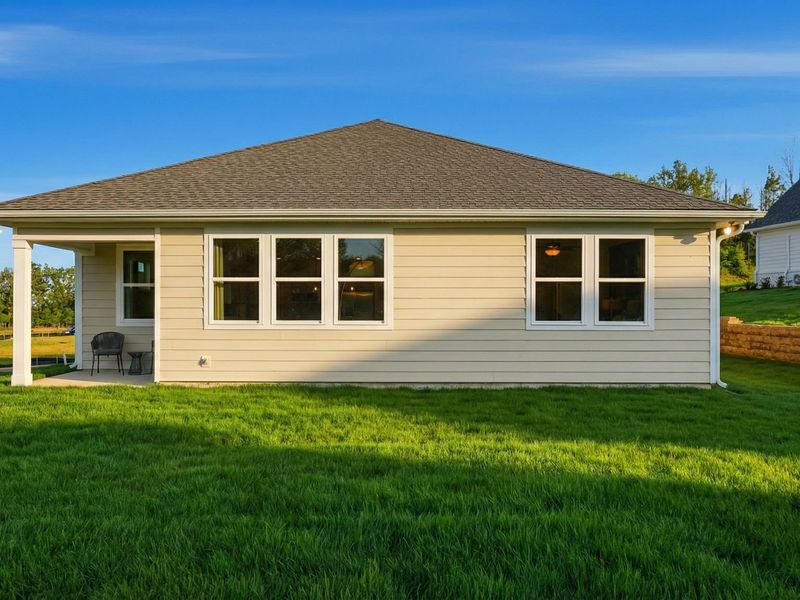 Representative exterior details of a home built from the The Laurel J by Davidson Homes LLC in Bailey Park, Fayetteville (Image 26).