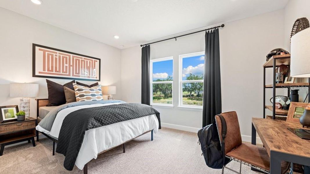 Furnished interior view inside a new home in Palms at Coasterra, Palmetto (Image 4). Furnished interior view inside a new home in Palms at Coasterra, Palmetto (Image 4).