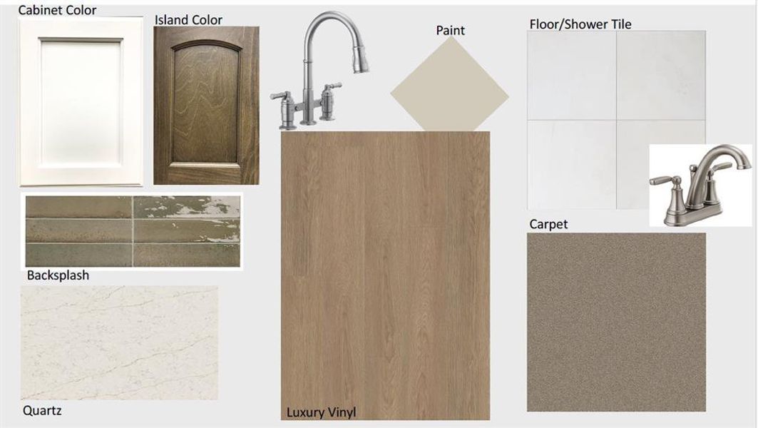 Sample of building materials used in homes in Waterford Park, Weatherford (Image 4).