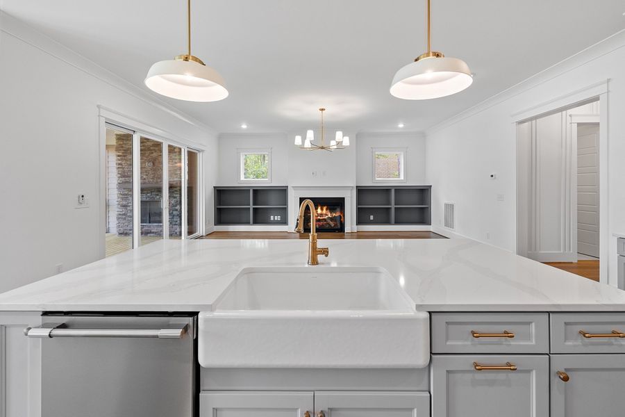 Representative furnished interior of a home built from the The Emerson by RobuckHomes in Stonehenge, Raleigh (Image 114).
