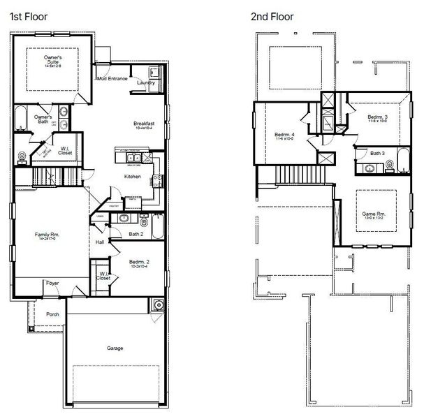 2D floor plan layout of this home in Willow Point, San Antonio, TX (Image 2). 2D floor plan layout of this home in Willow Point, San Antonio, TX (Image 2).
