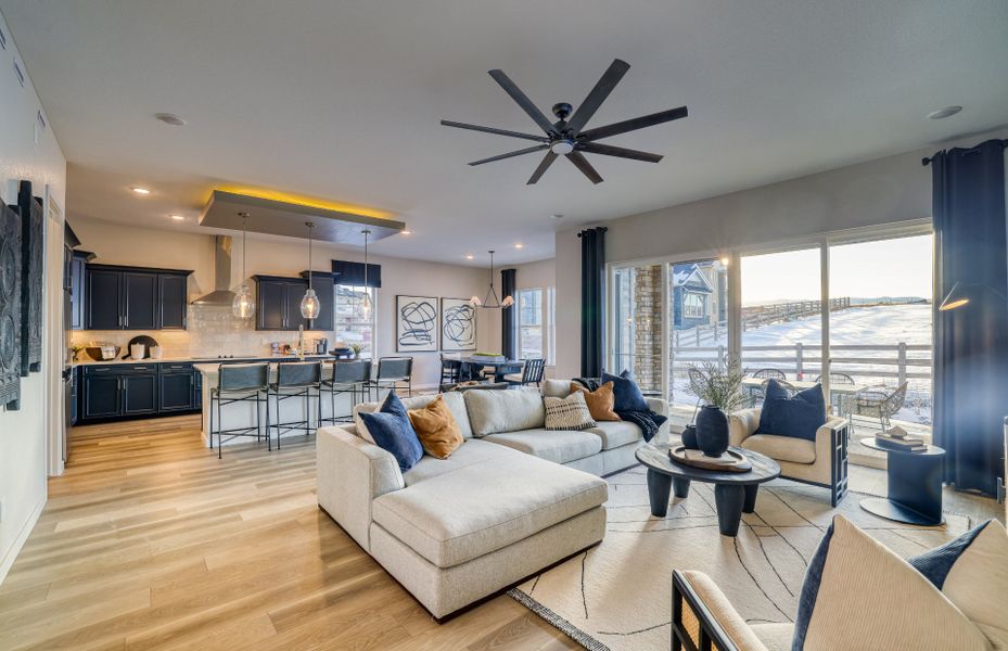 Furnished interior view inside a new home in Sterling Ranch, Littleton (Image 19). Furnished interior view inside a new home in Sterling Ranch, Littleton (Image 19).