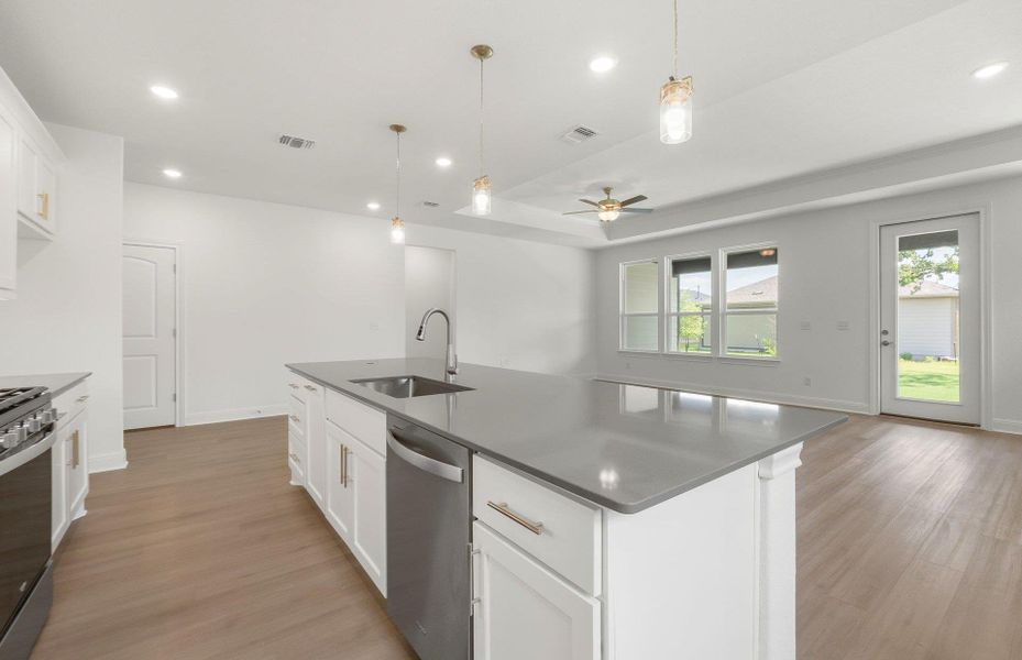 Furnished interior view inside a new home in Sun City Texas, Georgetown (Image 4). Furnished interior view inside a new home in Sun City Texas, Georgetown (Image 4).