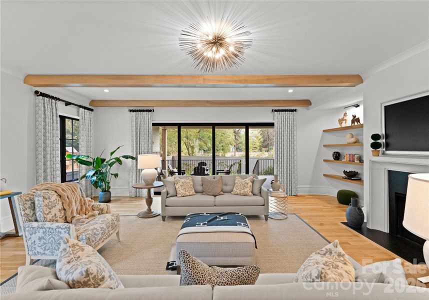 Furnished interior view inside a new home in , Charlotte (Image 37).