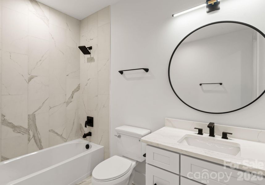 Furnished interior view inside a new home in , Charlotte (Image 25).