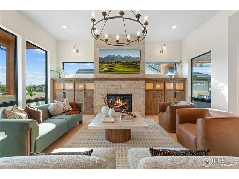 Furnished interior view inside a new home in , Berthoud (Image 8).