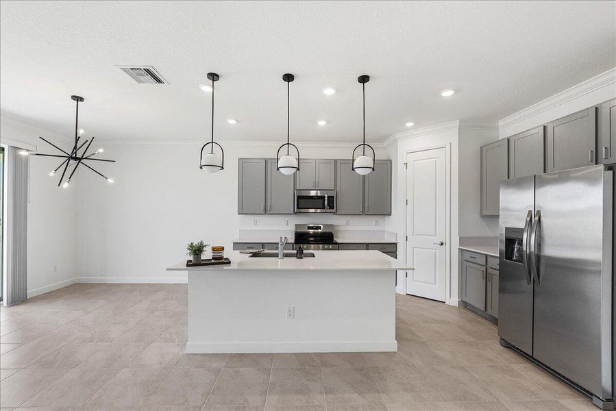 Furnished interior view inside a new home in Seagrove: The Indies, Fort Pierce (Image 6).