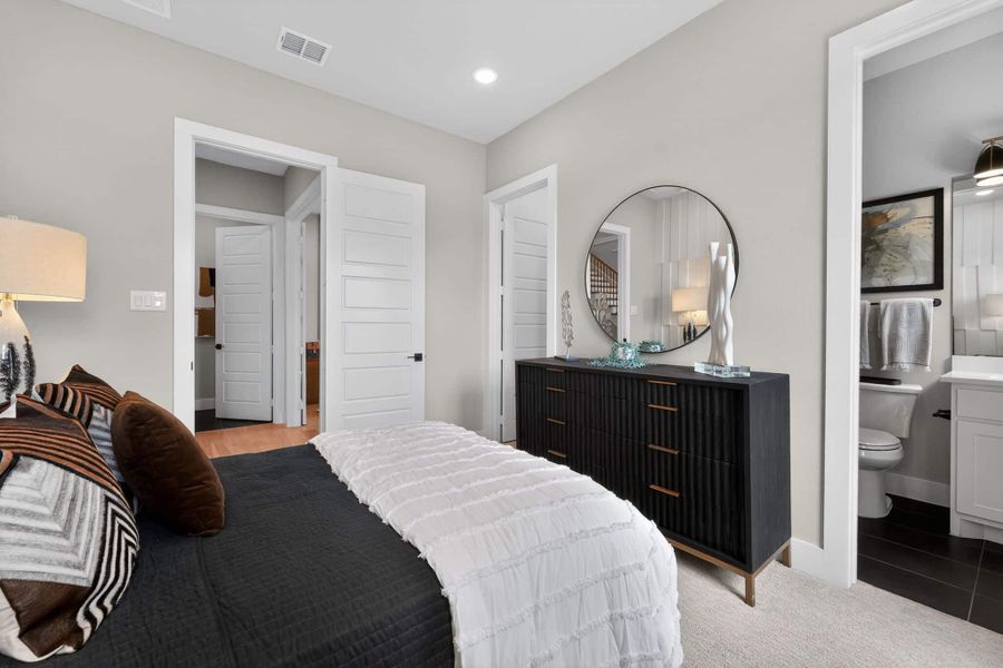 Furnished interior view inside a new home in Highland Crossing, Celina (Image 21).