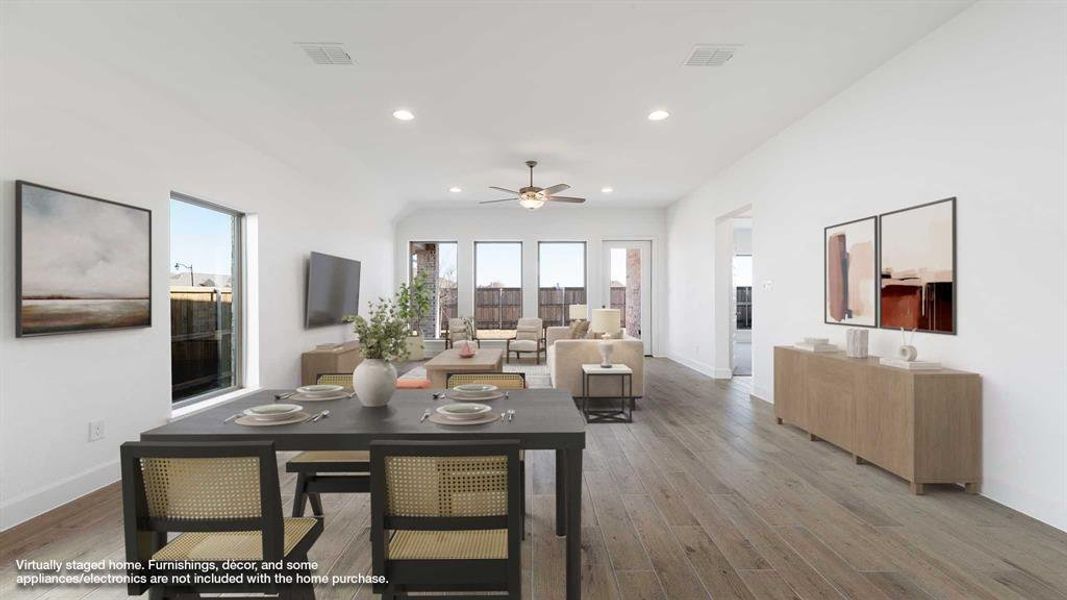Furnished interior view inside a new home in Devonshire, Forney (Image 11).