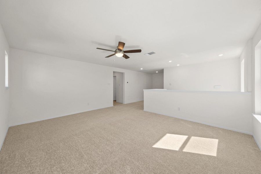 Spacious, unfurnished interior of a new home in Salerno - Classic Collection, Round Rock (Image 17).