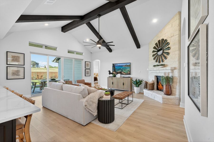 Furnished interior view inside a new home in Country Village Estates, Castroville (Image 5). Furnished interior view inside a new home in Country Village Estates, Castroville (Image 5).
