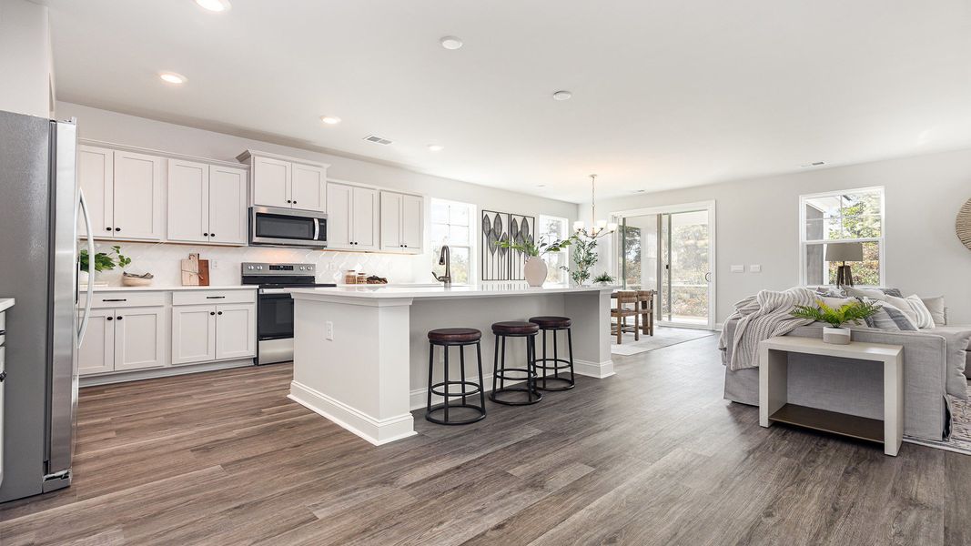 Furnished interior view inside a new home in Auberon Woods, Conway (Image 8).