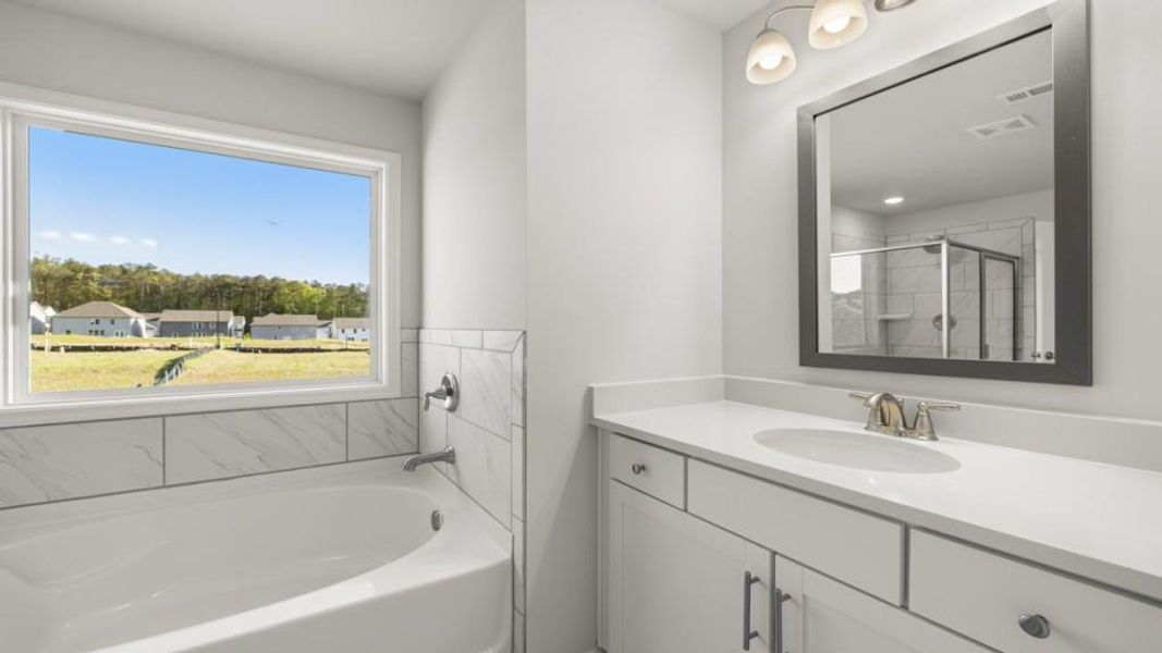 Furnished interior view inside a new home in Hamptons at Riverwood East, Dallas (Image 9). Furnished interior view inside a new home in Hamptons at Riverwood East, Dallas (Image 9).