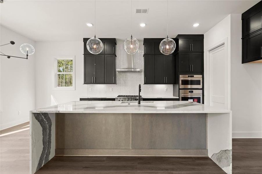 Furnished interior view inside a new home in , Alpharetta (Image 6).