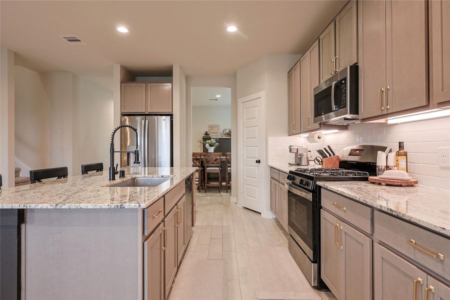 Furnished interior view inside a new home in Telge Ranch, Cypress (Image 39).