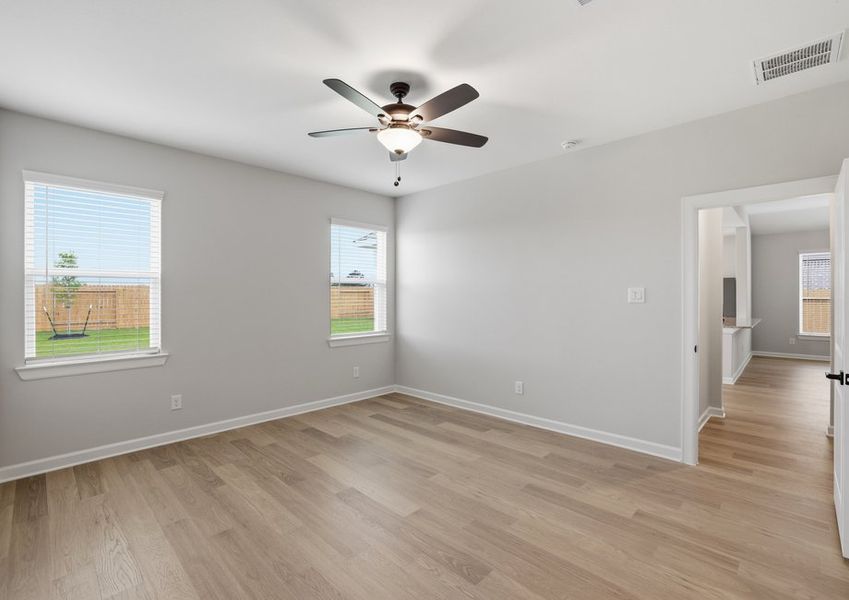 Oak - TX | Primary Bedroom – View 2 Oak - TX | Primary Bedroom – View 2