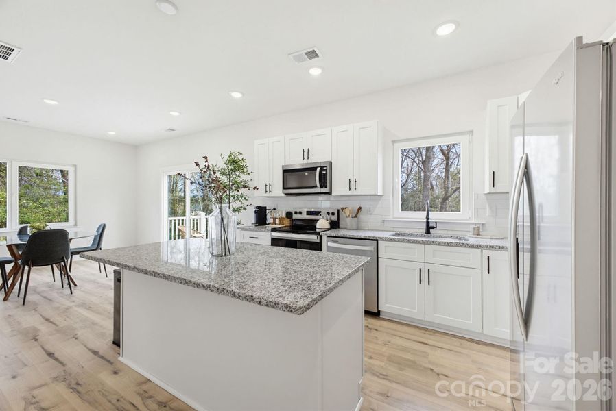 Furnished interior view inside a new home in , Hickory (Image 12).