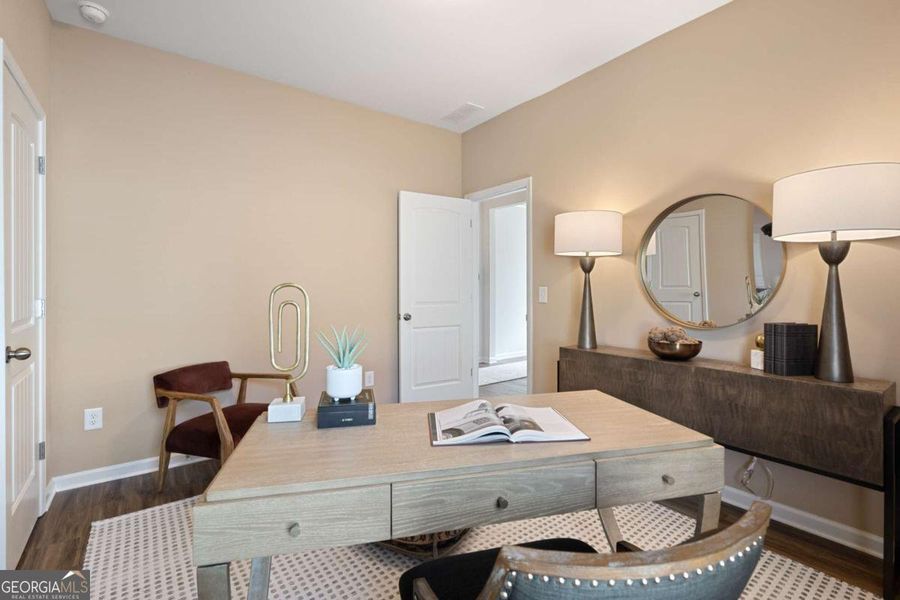 Furnished interior view inside a new home in Maddox Station, Eatonton (Image 7).