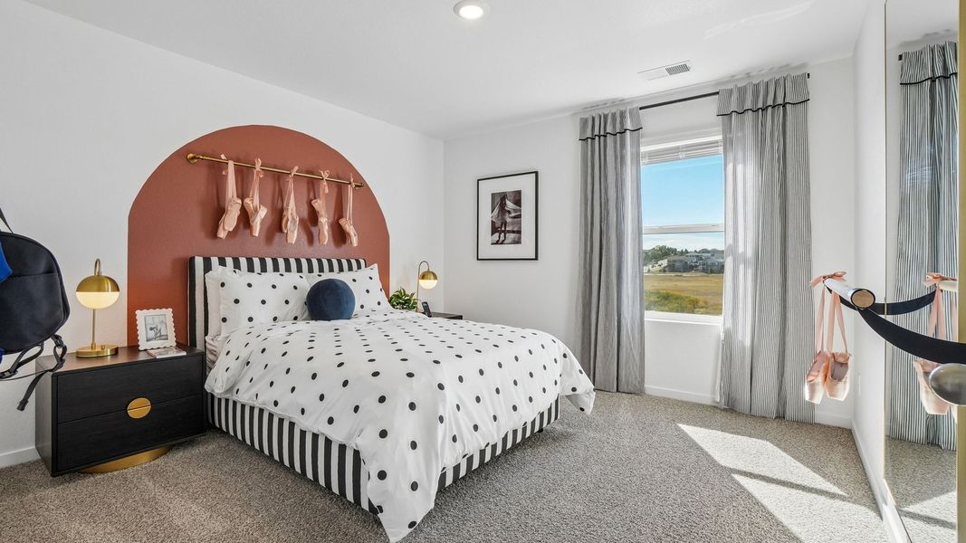 Furnished interior view inside a new home in Fossil Creek Ranch, Windsor (Image 21).