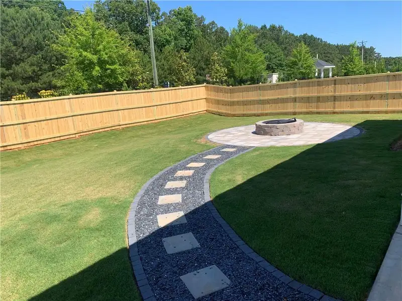 Exterior details and patio area of a home in Overland, Locust Grove (Image 23). Exterior details and patio area of a home in Overland, Locust Grove (Image 23).