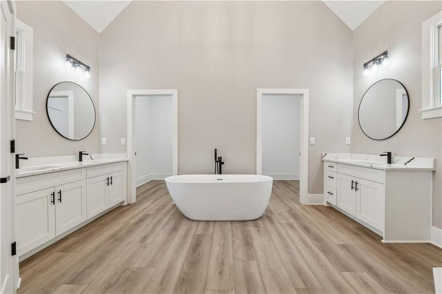Furnished interior view inside a new home in , Gainesville (Image 8).