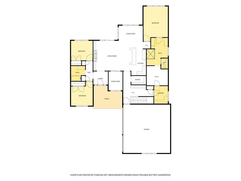 2D floor plan layout of this home in , Holly Springs, GA (Image 4).