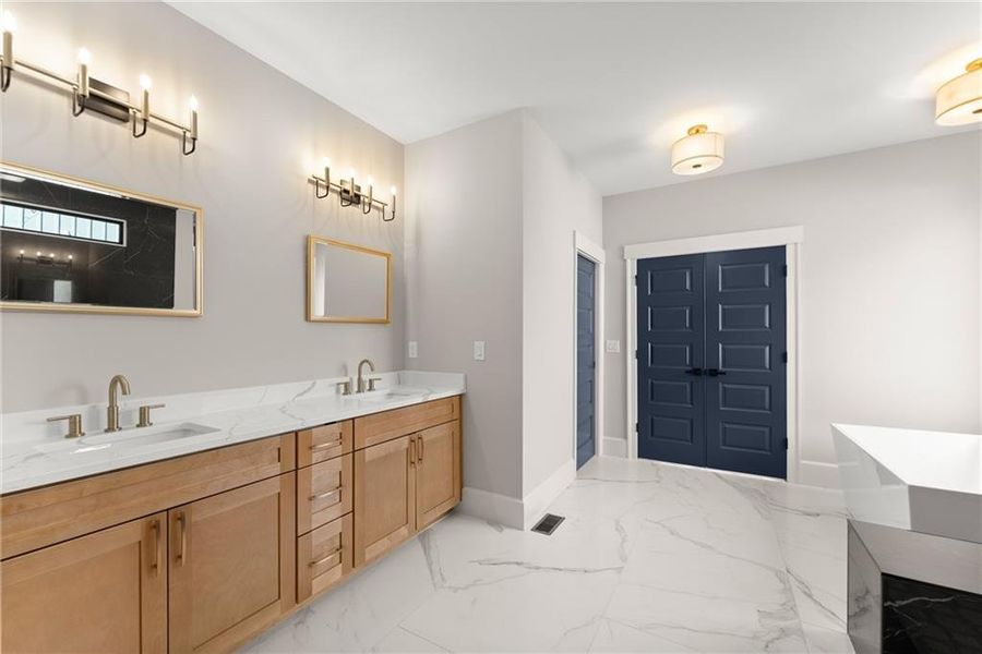 Furnished interior view inside a new home in , Dahlonega (Image 19).