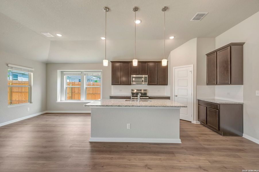 Furnished interior view inside a new home in Greenspoint Heights, Seguin (Image 4). Furnished interior view inside a new home in Greenspoint Heights, Seguin (Image 4).