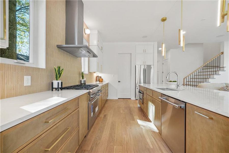 Furnished interior view inside a new home in , Atlanta (Image 15). Furnished interior view inside a new home in , Atlanta (Image 15).